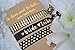 Samantha Margaret - Bride & Bride Tribe Hair Ties for Bridesmaid Gifts and Bachelorette Parties, Bridal Shower Favors, Hair Accessories - 11 Piece Set (Black/White & Gold)