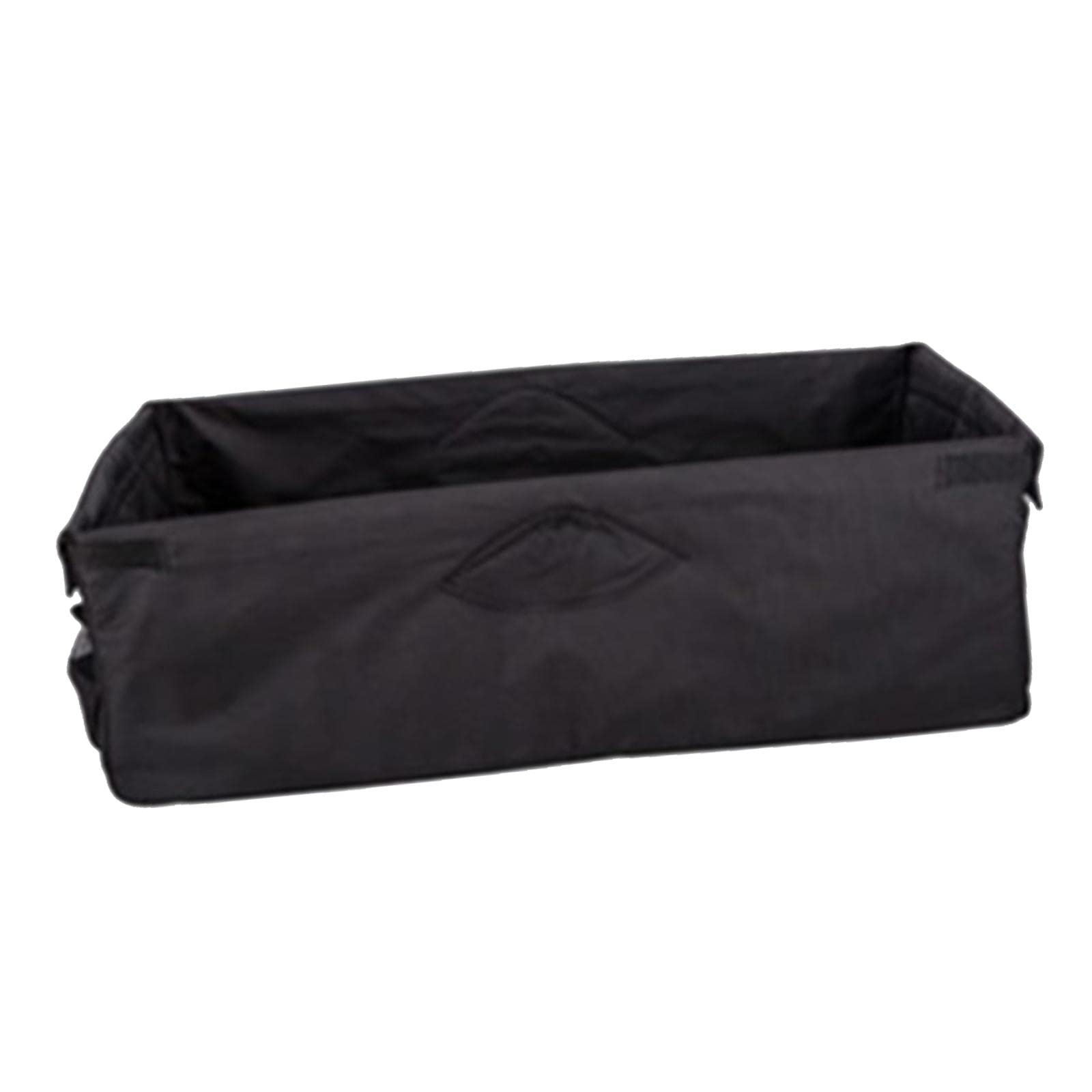 Perfk Utility Folding Cart With Push Pull Basket, Wagon Replacement Liner in Black