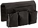 TravelWell Arm Chair Sofa Caddy -TV Remote Control, Tools Holder Organizer, Black