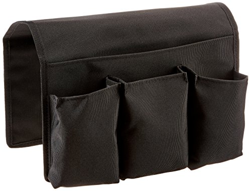 TravelWell Arm Chair Sofa Caddy TV Remote Control, Tools Holder Organizer, Black TravelWell Arm Chair Sofa Caddy TV Remote Control, Tools Holder Organizer, Black
