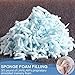 LIANLAM - Adjustable Shredded Gel Memory Foam Fill - 3/5 lb Refill Pillow