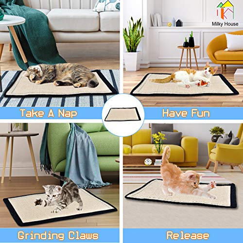 Cat Scratch Pad 2PK Non Scratch Pads Couch Corner Kitty Scratching Bed