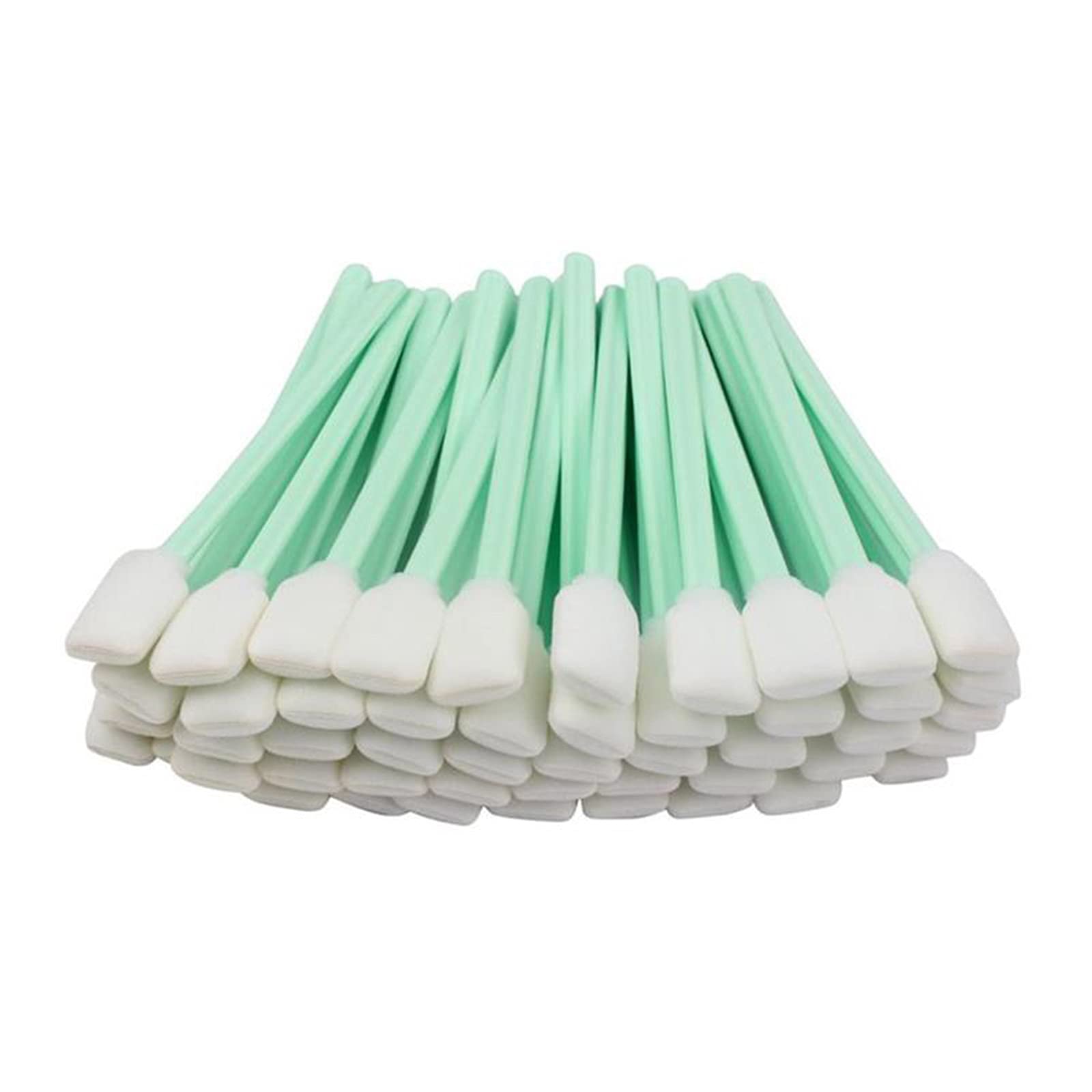100 Pcs Foam Cleaning Swab Sticks Square Tip Swabs Sponge Stick for Camera,Optical Lens,Optical Equipment,Print head,Inkjet Printer