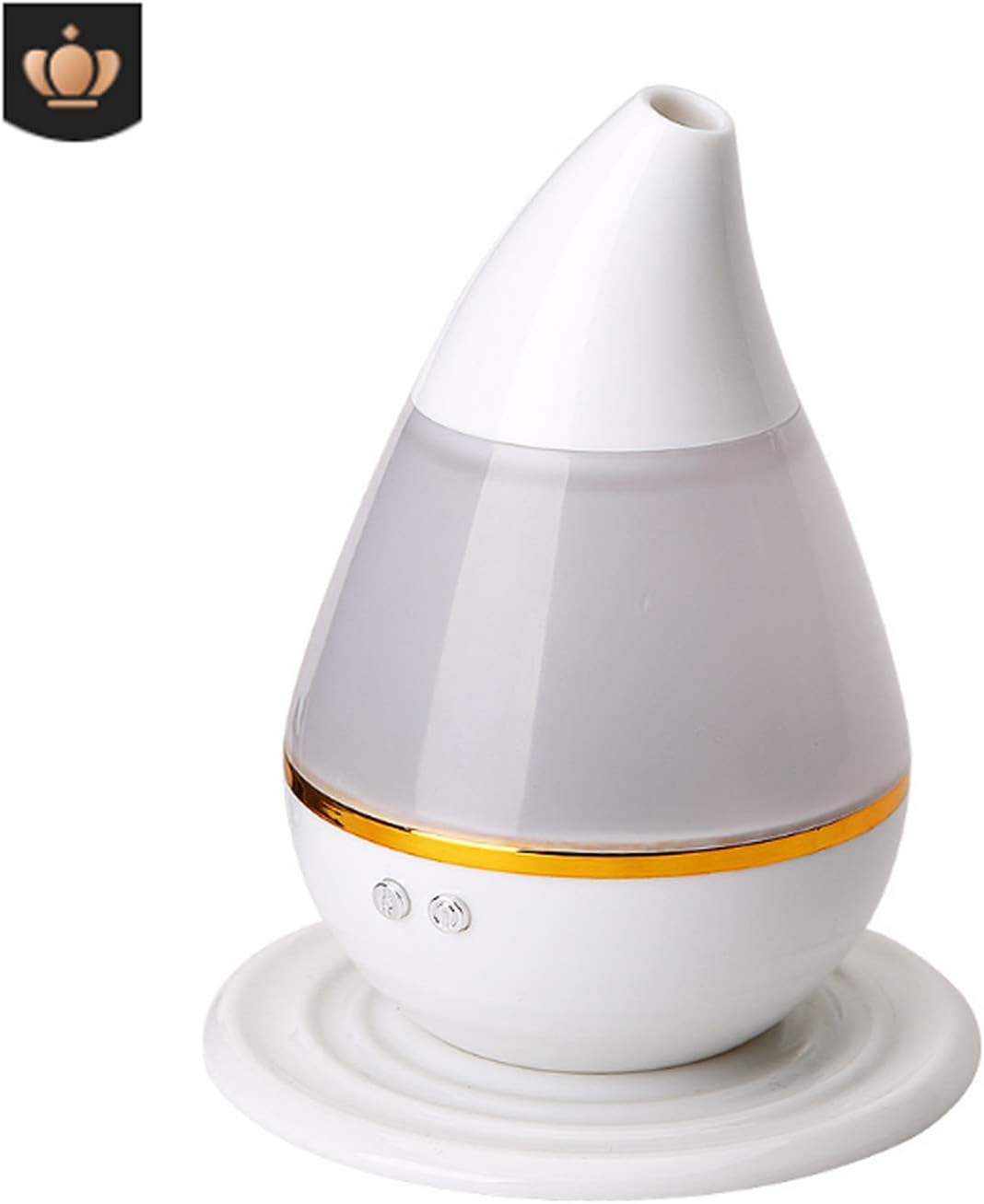 LeeKooLuu USB drip Humidifier Ultrasonic Cool Mist Humidifier Air Humidifier 7-Color Changing LED Lights for Baby Bedroom Desk Office Nightstand Home Travel