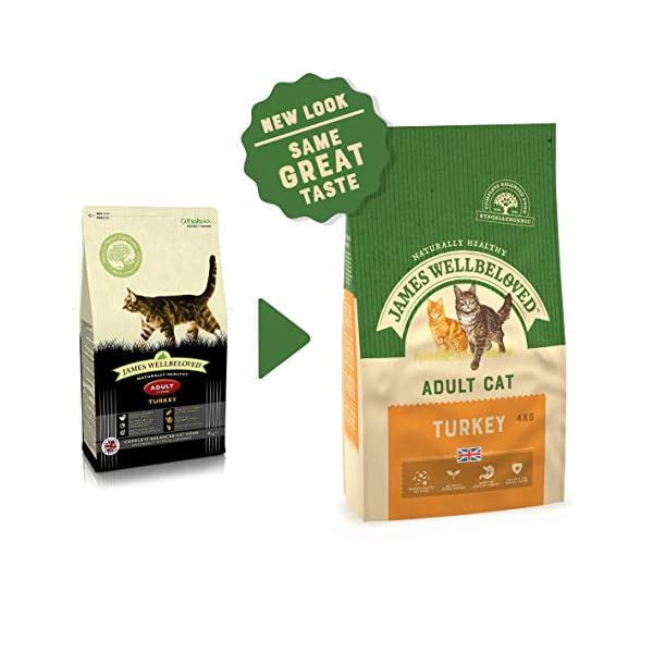 James-Wellbeloved-Complete-Dry-Adult-Cat-Food-Turkey-and-Rice-4-kg James Wellbeloved Adult Turkey 4g