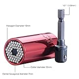 Moongo Magic Grip Socket Universal Socket Drill Bushing With Power Drill Adapter Universal Repair Tools