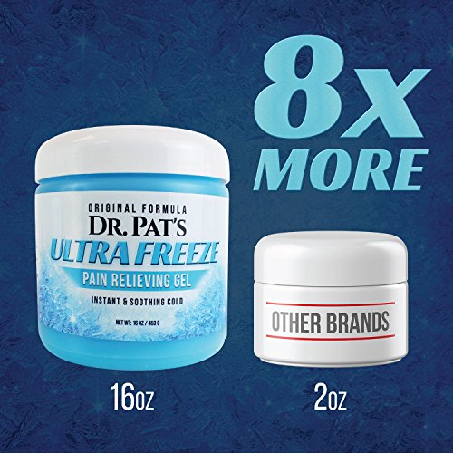 Pain Relief Cream 16 Oz Dr. Pats Topical Analgesic Gel Therapy Rub