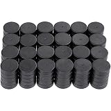 Anpro 120 Pcs Strong Ceramic Industrial Magnets Hobby Craft Magnets-11/16 Inch (18mm) Round Magnet Disc for Refrigerator Button DIY Cup Tiny Magnet Craft Hobbies, Science Projects & School Crafts