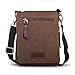 Ranboo Cross-body Bag Shoulder Bags Messenger Bag Mens Satchel for Travel Brown