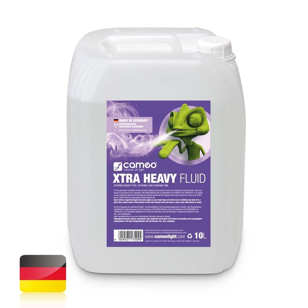 Cameo XTRA HEAVY FLUID 5L - Fog Fluid With Very High Density and Extreme Long Standing Time 5 L