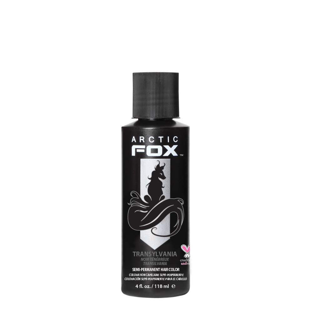ARCTIC FOX 100 VEGAN TRANSYLVANIA SEMI PERMANENT HAIR DYE COLOR 4 OZ 