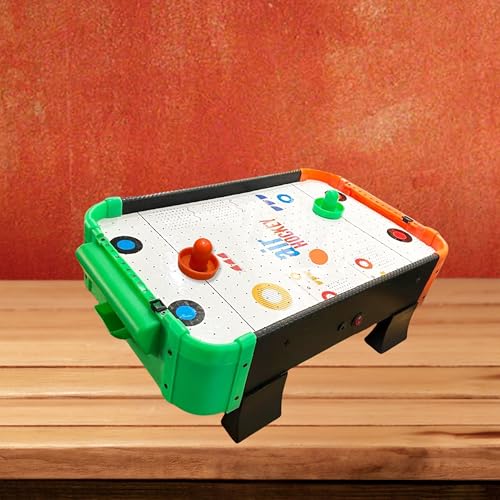 Estilo Air Hockey Game Table | Ice Hockey Game | 220V Electric Wall Adapter Powered | Includes 2 Pushers & 2 Air Hockey Pucks | Fast-Paced Indoor Tabletop Sports Game 4