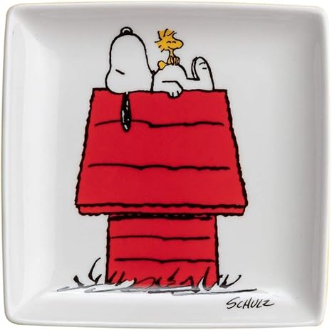 Amazon Co Jp Magpie ピーナッツ スヌーピー ドッグハウス 小物トレイ ホーム キッチン