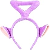 PHQOORYTH Womens Headbands Ears Fashion Headwear Cut Hairband Hair Costume Accessories for Adult Halloween Cosplay Party Decorations