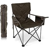 ALPS Mountaineering King Kong Camping Chairs for Adults with Mesh Cup Holders and Pockets, Built Durable and Reliable with Compact Foldable Steel Frame