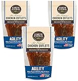 Earth Animal Agility Chicken Cutlets Treats 8oz (3 Pack)