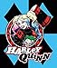 DC Comics Harley Quinn Blue Diamonds Joker Fleece Throw Blanket