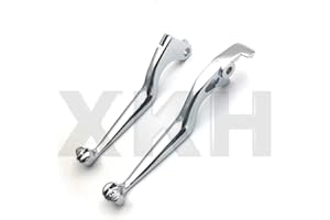 SMT-MOTO SMT-Chrome Brake Clutch Skull Hand Lever Compatible With Honda Shadow 600 750 1100 Magna 750 [B00RUE5CUW]