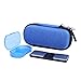 Hard Case for AliveCor Kardia Mobile ECG/EKG Monitor with Pill Organizer by Anellosi (Blue)
