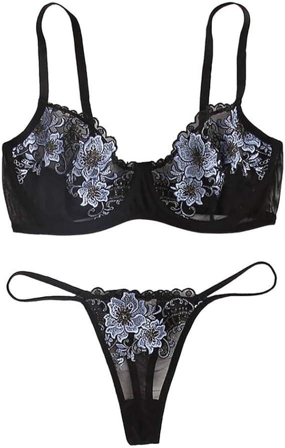 QQQQC Completini Intimi Intimo Donna Sexy Lingerie Tentazione Reggiseno