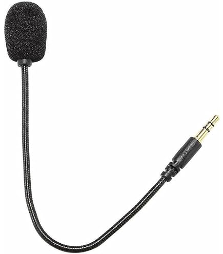 ●Mic-C Amazon.com: Jowxsx Black Headset Microphone Adjustable 360
