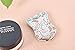 Antique-Like Compact Mirror By Jinvun: Durable Travel Purse Makeup Mirror With Luxury Vintage Design, Shield Shape, Magnification & Clear Reflection-Unique Jewellery Gift (Silver)