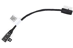KBRPARTS Replacement DC Power Jack Charging Port for Dell inspiron 15 5570 5575 & inspiron 17 5770 5775 Series Laptop P/N: 02K7X2 2K7X2 DC301011B00