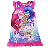 Nickelodeon Nick Jr Girls' Shimmer and Shine Twins and Pets Nightgown (8)