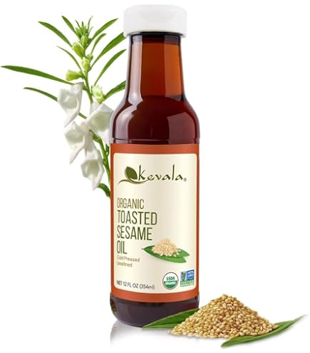 Dr. Adorable Pure Sesame Oil – 32 Oz (1 Quart) Organic Refined Cold Pressed