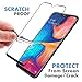 [2 Pack] QHOHQ Screen Protector for Samsung Galaxy A20,[Full Coverage] Tempered Glass Case Friendly Protection Film for Samsung Galaxy A20 (Black)