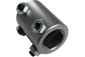 Borgeson 315249 3/4" DD x 1" DD Steel Steering Coupler