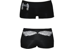 Women Goth Fold Over Booty Mini Shorts Teen Girls Emo Grunge 2000s Clothes Y2k Low Rise Slim Fit Punk Bottoms Streetwear