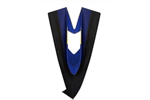 Cappe Diem Master Graduation Deluxe Hood (Nursing, Social Work, Theology, MBA, M.Ed, M.Sc.) Apricot Salmon Peacock