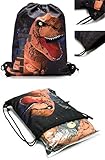 LuckySun Adult Dinosaur Shape Inflatable Costume T-rex Pterosaur Scale Exclusive Drawstring Bag