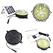 Roxy-G2 Solar Outdoor/Indoor Ceiling Pendant Lighting Kit, Lithium Battery, Photo Sensor for Auto On/Off, 3-Level Brightness Control, 15ft Cable, for Garage/Workshop/Cabin/Yard