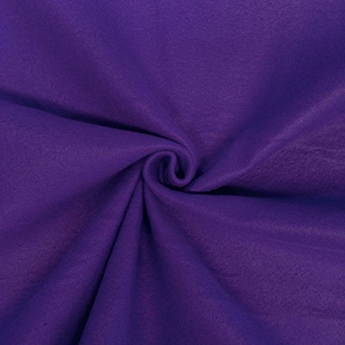 Solid Purple Fleece Fabric 60' inch Sold by The Yard