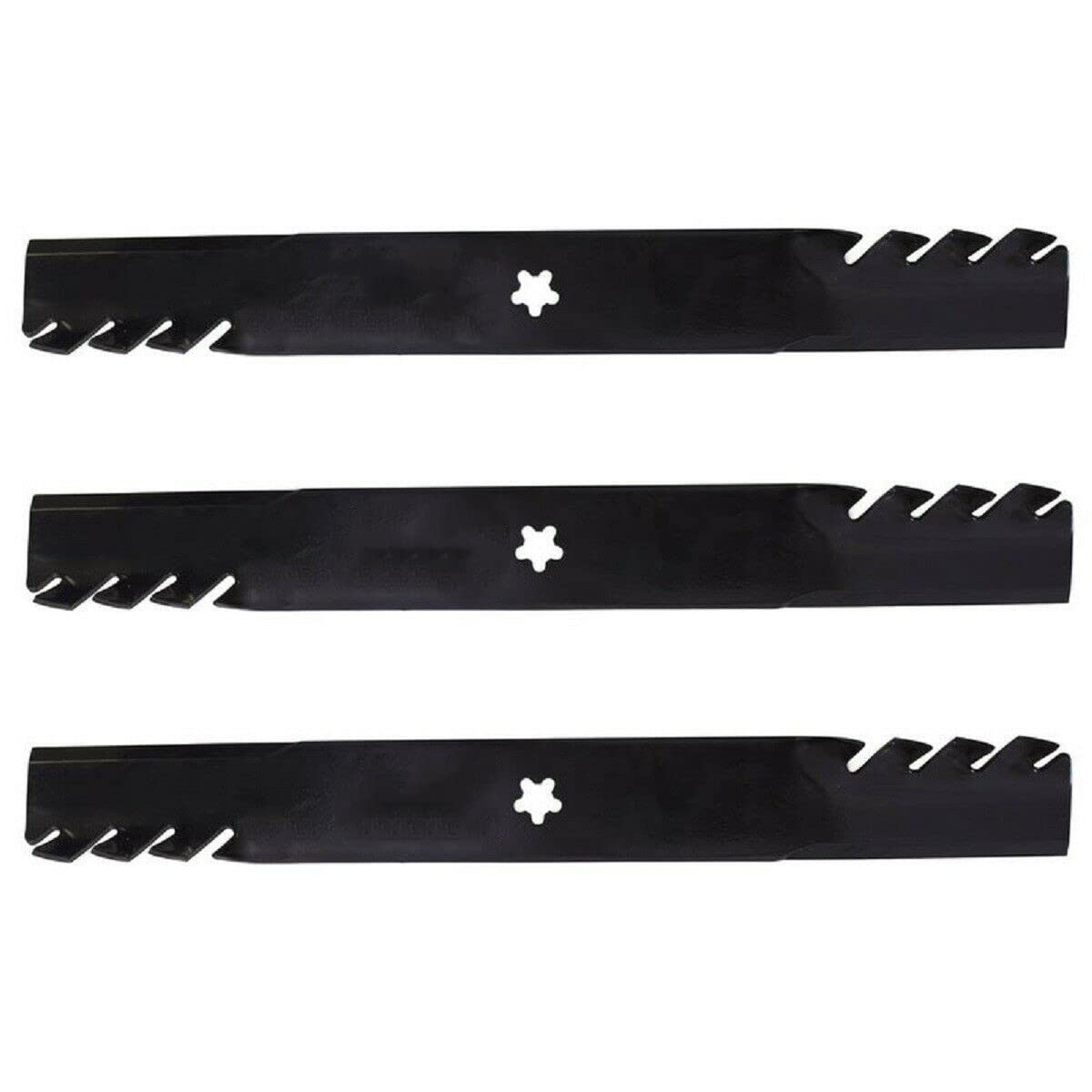 Stens 3-Pack Toothed Blades For Husqvarna 61" Zero-Turn Mowers – Compatible With 539113312, 510417901, 521981601