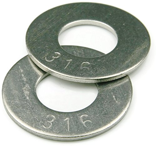 1/2 x 1-1/4 O.D. Flat Washer 18-8 Stainless Steel - 25 pcs per bag