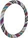 Grey Baja Inca Saddle Blanket Steering Wheel Cover Plush Tribal Weave Design