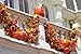 SILIVN Fall Decorations,Fall Garland,Fall Wreath,Thanksgiving Decorations,Christmas Decor Lighted Fall Garland Clearance(8.2 Feet) 20 Lights (1 Pack)