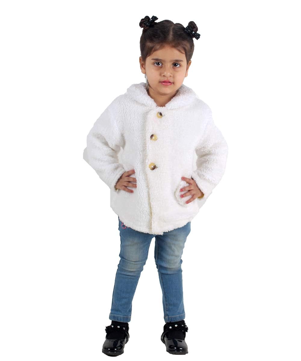 baby girl white coat