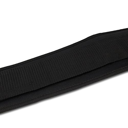 JGOO Nylon EVA Weight Lifting Belt 5" Inch Padded Velcro Back & Core