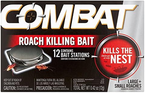 Combat Large + Small Roaches Roach Killing Bait Stations, 12 count