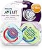 Philips AVENT BPA Free Fashion Pacifier, 6-18 Months, 2 Pack (Colors and designs may vary) primary