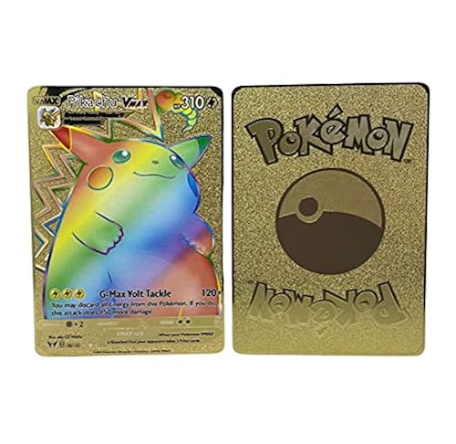pokemon cards rainbow rare amazon Amazon.com: Rainbow Pikachu Pokemon Card
