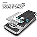Galaxy S6 Edge Case, Verus [Damda Slide][Satin Silver] - [Wallet Card Slot][Heavy Duty Protection] for Samsung Galaxy S6 Edge