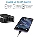 Desktop Charger- Lumsing 60W 6-port Desktop USB Charger + 5 Micro USB to USB Cables for Samsung Galaxy, Nexus, HTC, Smartphones and Tablets (Black)