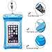 Universal Waterproof Phone Case of 2 Pack Set,Floating Pouch Night-Visible Smartphone Dry Bag for iPhone 8/8 Plus/X/7/7 Plus/6S/6/6S Plus/SE/5S/5,Galaxy S8/S8 Plus/Note 8 6 5, Pixel 2 up to 6.0