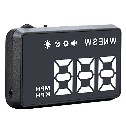 junsun HUD Head Up Display Speedometer Display car GPS speedometer Overspeed Alarm Windshield Project For All Vehicle