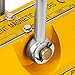 Happybuy Steel Magnetic Lifter 2200 LB Metal Lifting Magnet 1000 KG Neodymium Magnetic Lift Hoist Shop Crane(1000KG)